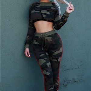 Camo tracksuit